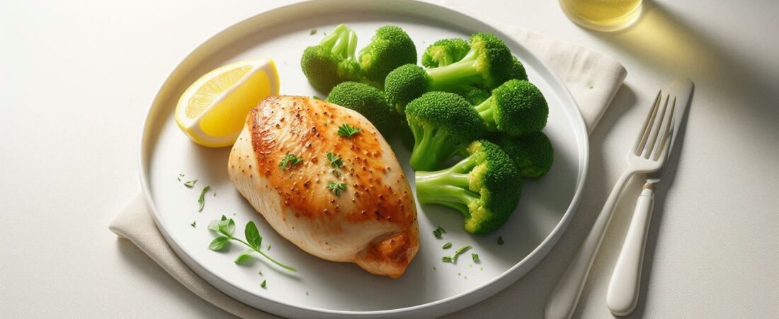 Pollo al Limón con Brócoli