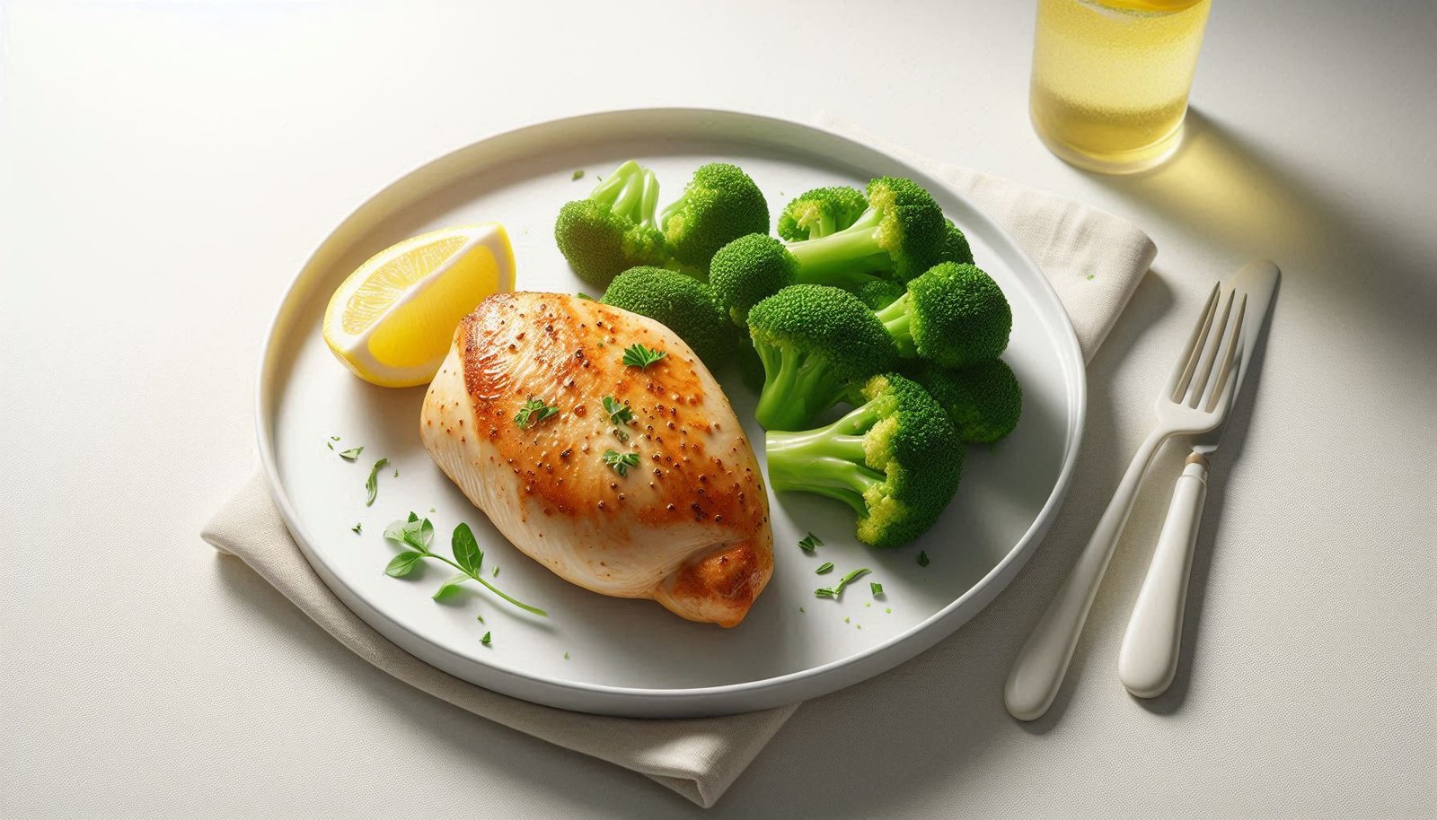 Pollo al Limón con Brócoli