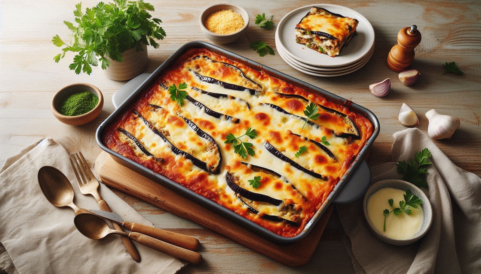 Lasaga de Berenjenas y Carne