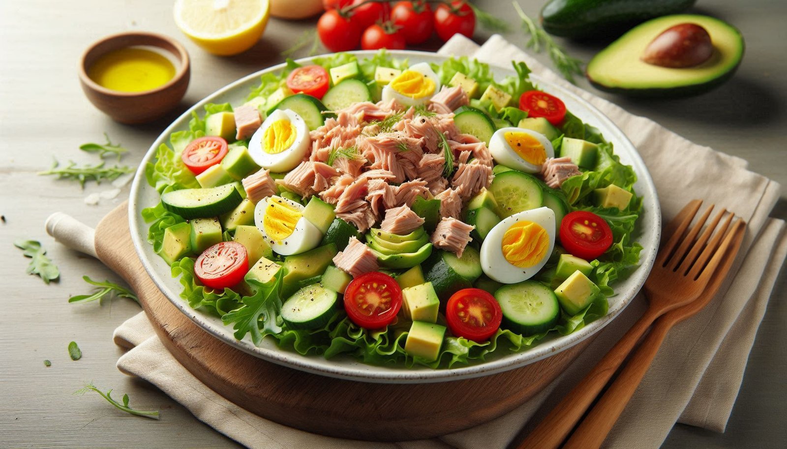 Ensalada de Atún y Huevo