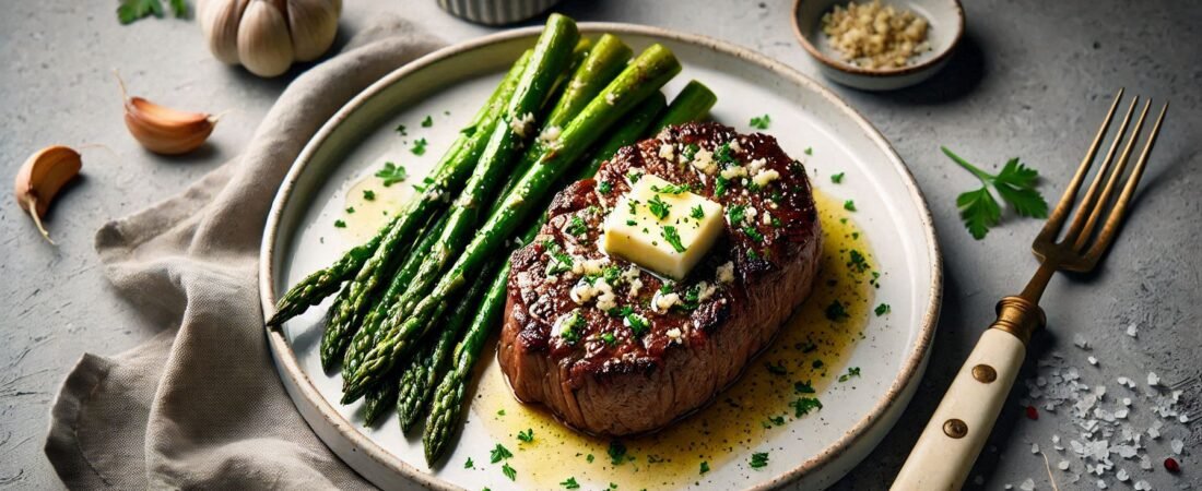 Filete de Res con Mantequilla de Ajo