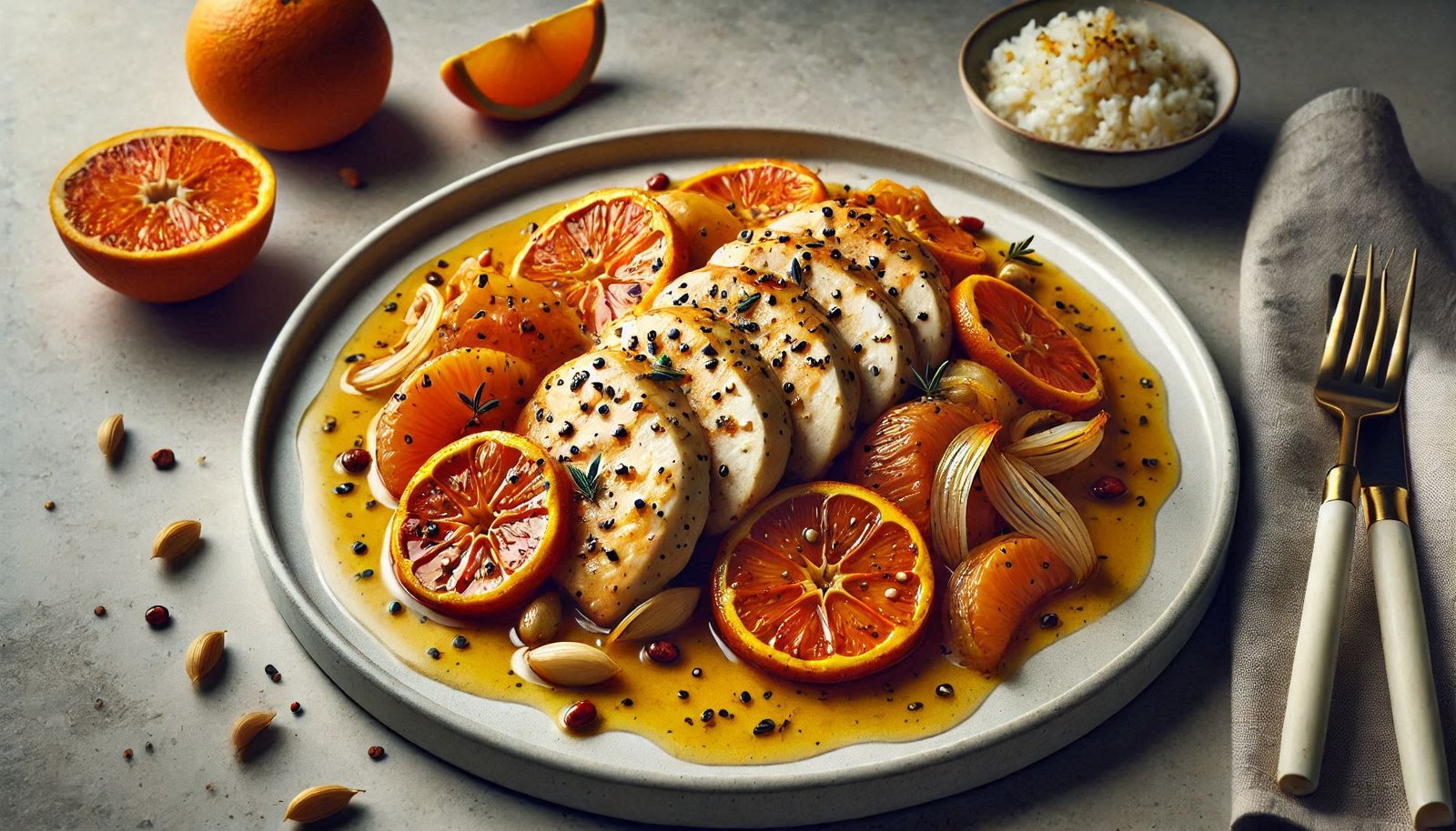 Pollo a la Naranja Keto