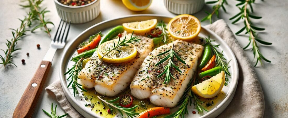 Pescado al Horno con Hierbas