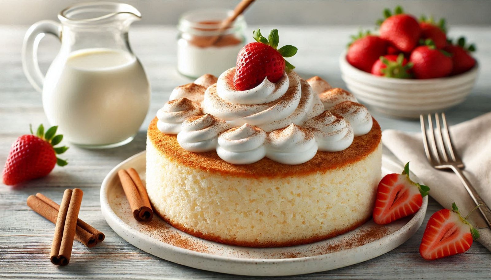 Tarta 3 Leches Sin Azúcar