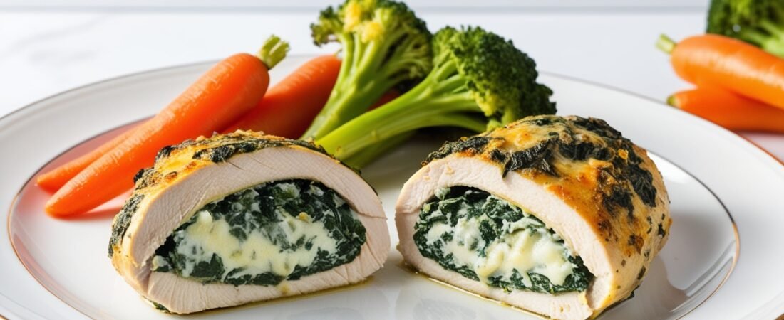 Pechuga de Pollo Rellena de Espinaca
